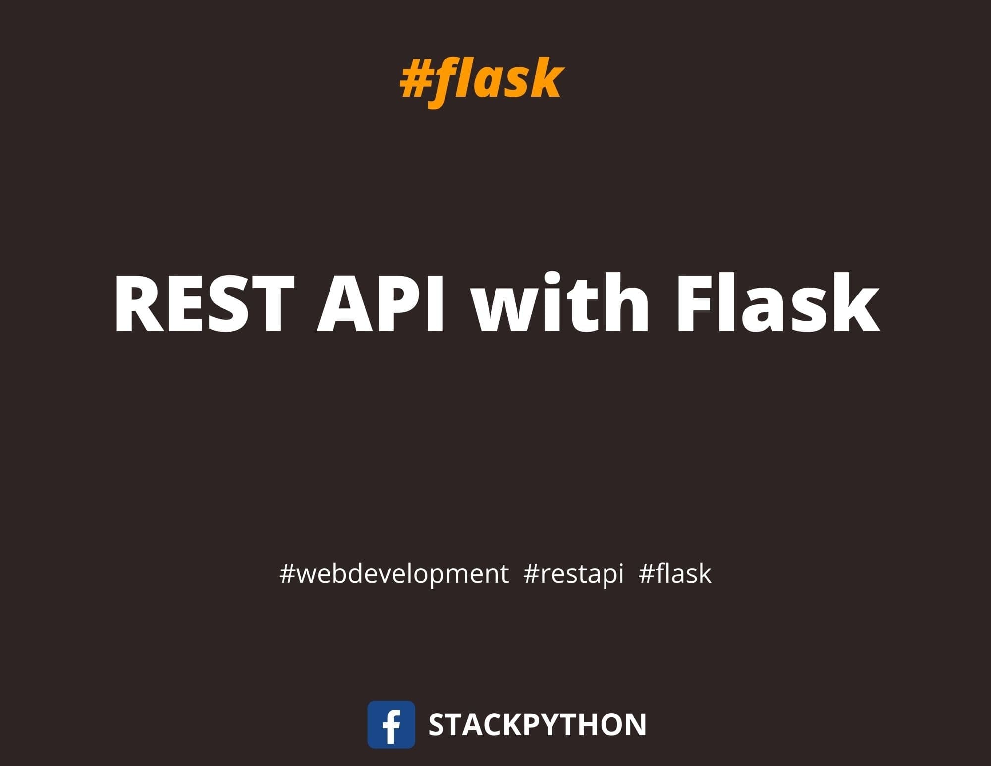 สร้าง REST API ด้วย Flask 101