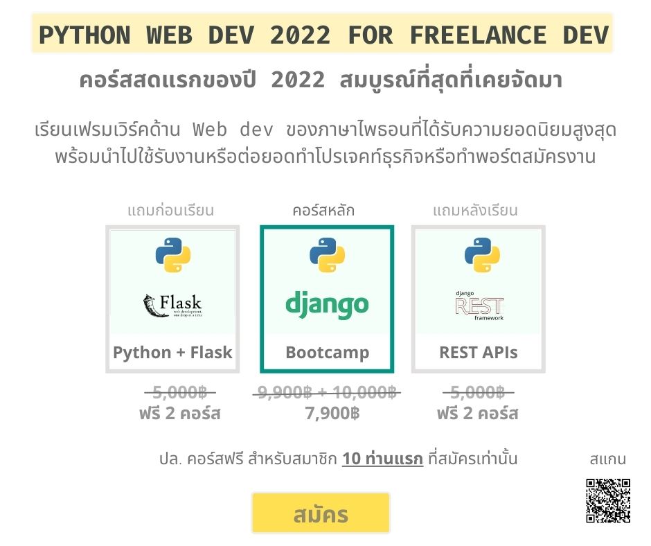 Python Web Development with Django Bootcamp 2021