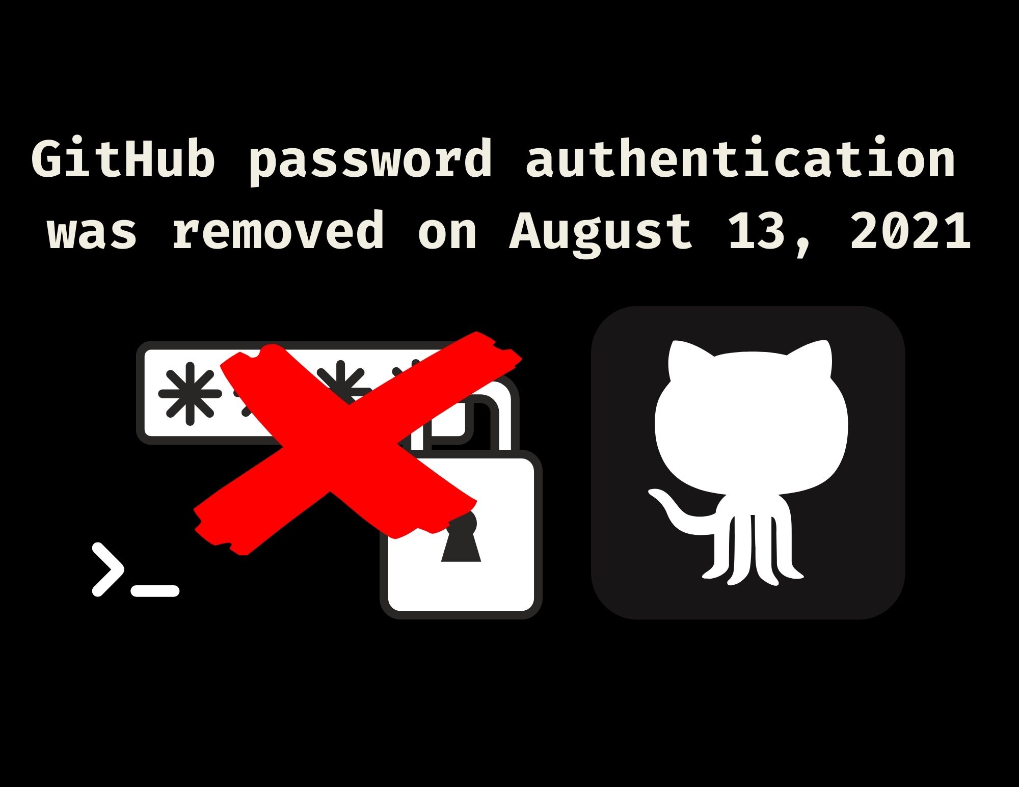 GitHub ยกเลิก authentication ด้วย password